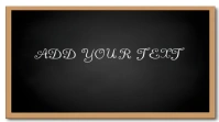 Black Pastel Futuristic Blank Blackboard With Wooden Frame – Classroom Chalkboard Background For Edu Display digitale (16:9) template