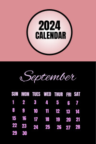 september calendar 2024 Template | PosterMyWall