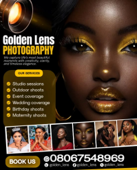 Black Photography Services Instagram Portrait Video template