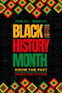 Black Power Poster template