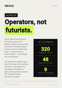 Schwarz AI Operations Summit A4 Template - Page 2