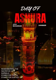 Black Professional Ashura Commemoration A2 Video template