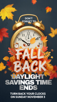 fall back Template | PosterMyWall