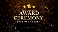 Black Professional Award Ceremony Digital Display Video template