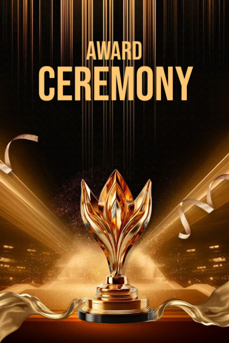 Black Professional Award Ceremony Poster Template | PosterMyWall