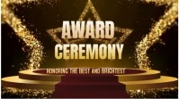 Black Professional Award Ceremony  Presentation (16:9) template