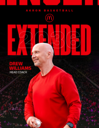 黑色 Basketball Coaching Announcement 传单(美国信函) Template