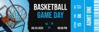 Black Professional Basketball Game Day Twitter Banner template