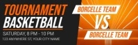 Black Professional Basketball  Twitter Banner template