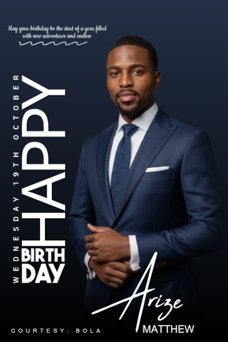 Birthday Celebration Template | PosterMyWall