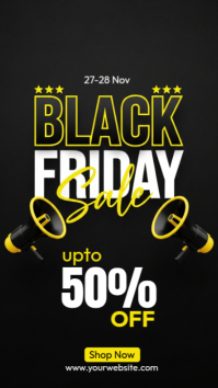Black Professional  Black Friday Sale  Instagram Story template