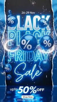 Black Professional  Black Friday Sale  Instagram Story template