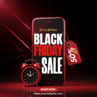 Black Professional  Black Friday Sale Instagram Post template