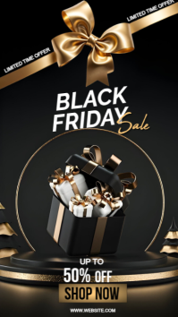 Black Professional Black Friday Sale  Instagram Story template