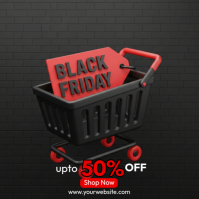 Black Professional Black Friday Sale Instagram Post template