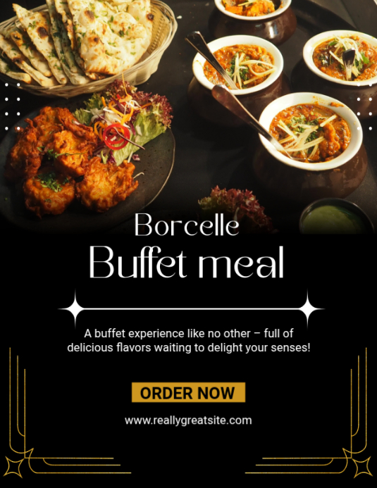 Buffet Meal Promotion Flyers Template | PosterMyWall
