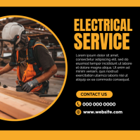 Black Professional Building And Construction Instagram Post template