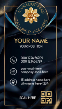 Black Professional Business Card Business Card template