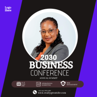 Sort Business Conference Instagram Post Template