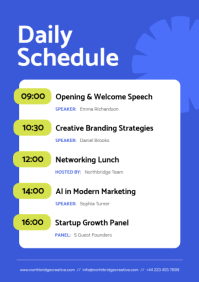 Black Business Seminar A4 Template - Page 2