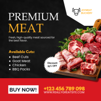 Premium Meat Advertisement Template | PosterMyWall