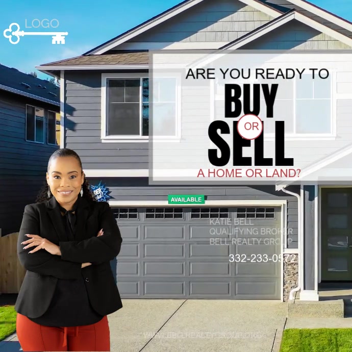 Plantilla de Black Professional Buy Or Sell Real Estate Instagram Post ...