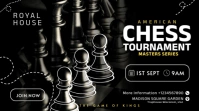 Black Professional Chess Tournament  Youtube Thumbnail YouTube-Miniaturansicht template
