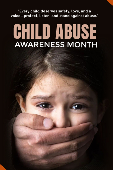 Black Professional Child Abuse Awareness Poster Template | PosterMyWall