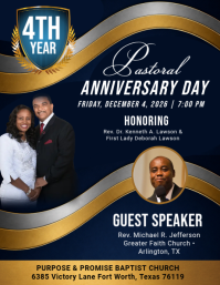 Noir Pastoral Anniversary Volante Template