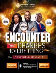 Black Professional Church Event Flyer template