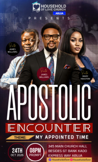 Preto Apostolic Church Event Legal AS Template