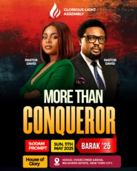 Black Professional Church Flyers  Instagram Portrait template