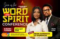 Black Professional Church Flyers  Tabloid template