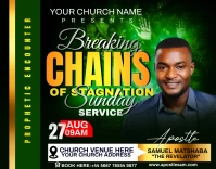 Black Professional Church  Poster/wallboard template