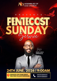 Sort Church Service A6 Template