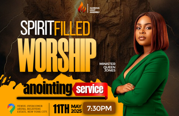 Black Professional Church  Tabloid template