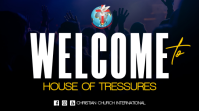Black Professional Church Welcome YouTube Thumbnail template