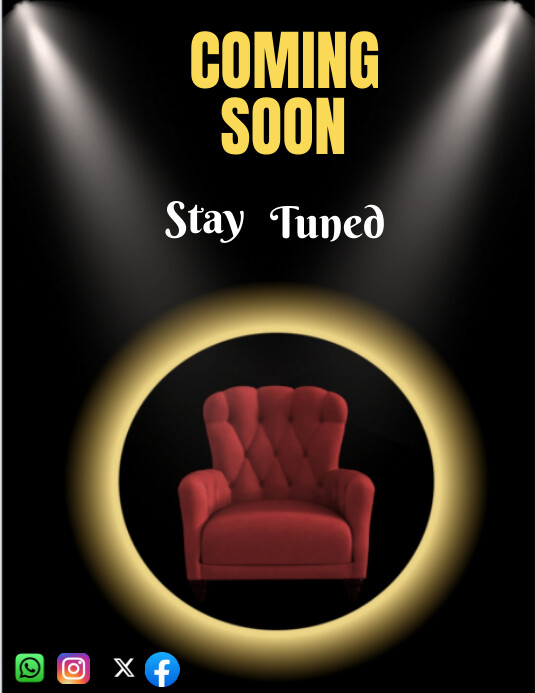 Coming Soon Let Black Professional Coming Soon Flyer (us Let Template | PosterMyWall
