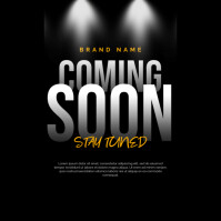 Black Professional Coming Soon Instagram Post Instagram-opslag template