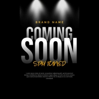 Black Professional Coming Soon Instagram Post template