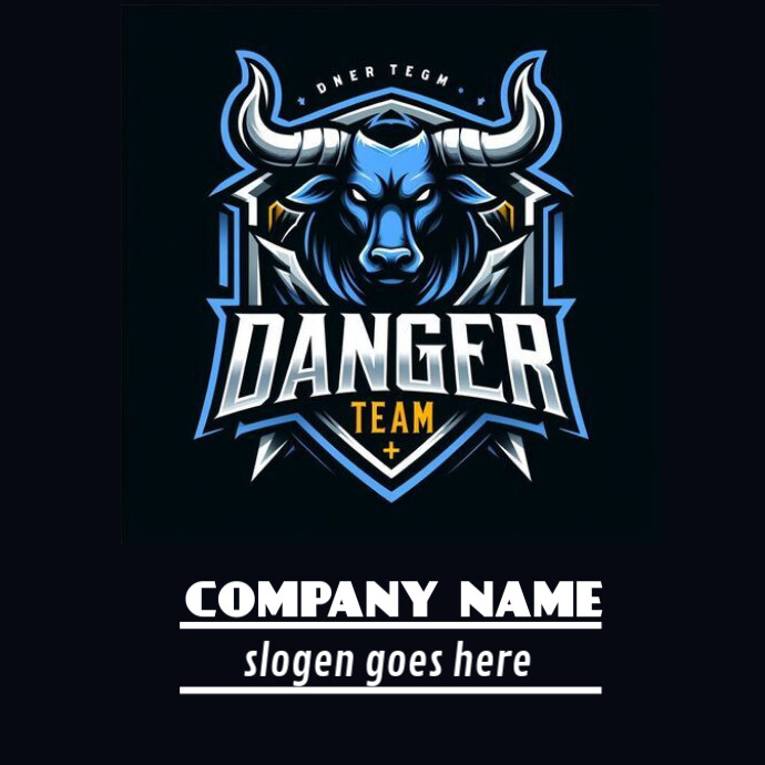 Black Professional Company Logo Logo Template | PosterMyWall