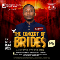 Black Professional Concert Event Instagram Post template