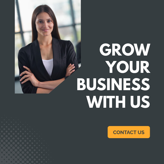 Шаблон Black Professional Corporate Business Instagram Post | PosterMyWall