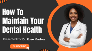 黑色 Black Professional Dentist Youtube Thumbnail YouTube-miniature Template