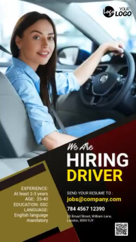 Black Driver Hiring Instagram-Story Template