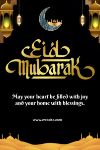 Black Professional Elegant Eid Hampers Promo Pintr Pinterest Graphic template