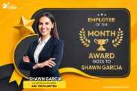 Sort Employee of the Month Poster Template