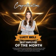 Sort Employee Recognition Post Instagram Template
