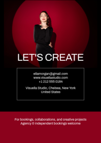 Noir Fashion Model Portfolio A4 Template - Page 5