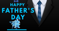 Black Professional Father's Day Facebook Shared Image template